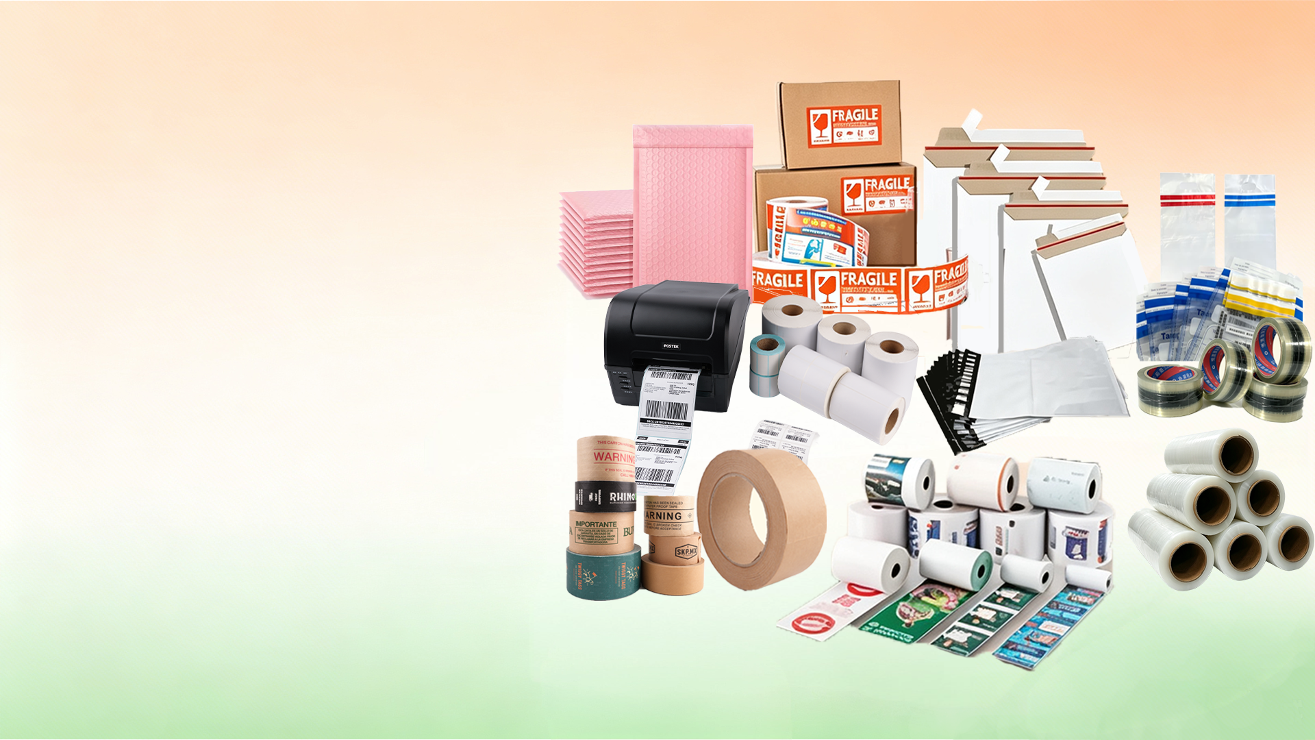 Ecopackin packaging and printing product banner