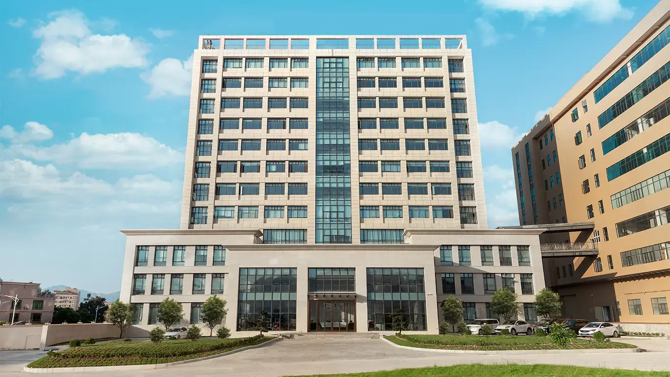Exterior view of the company building
