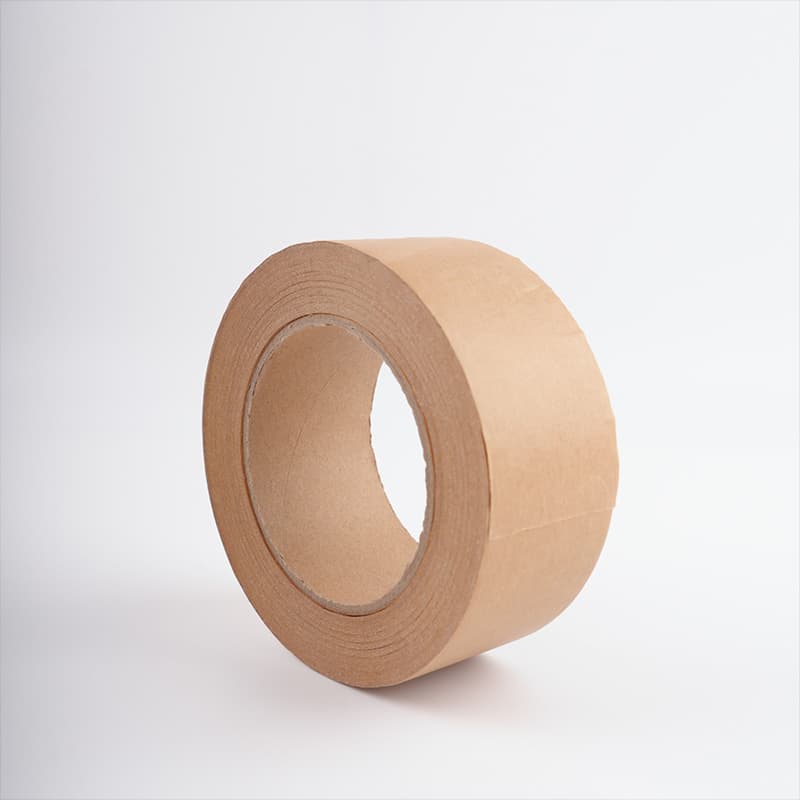 Plain brown kraft paper tape roll