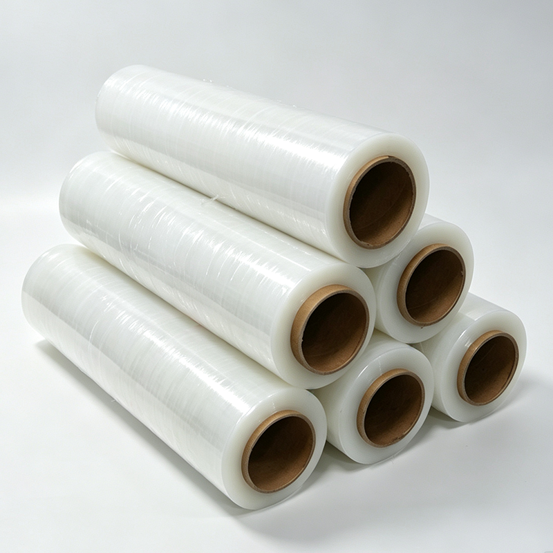 Clear stretch film roll